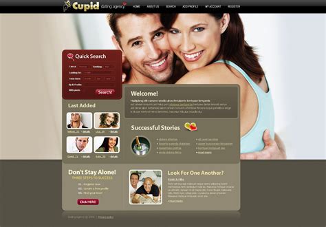 template dating website
